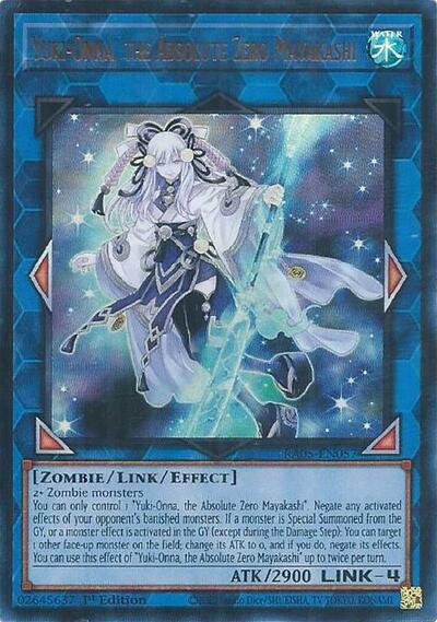 Yuki-Onna, the Absolute Zero Mayakashi - RA05-EN057 - Ultra Rare - 1st Edition