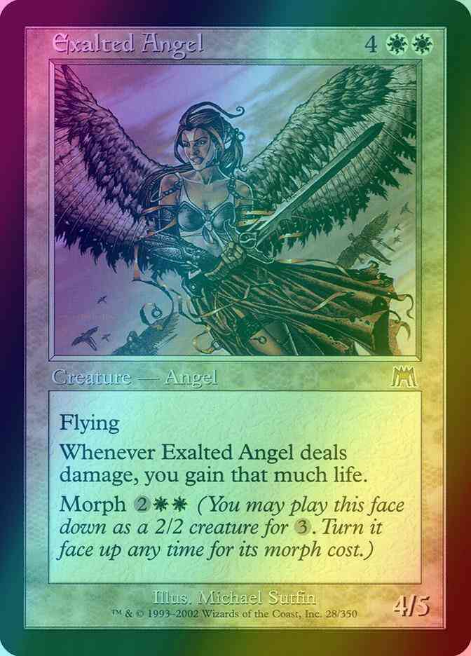 Exalted Angel [28] [Onslaught] [Foil]