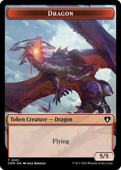 Dragon Token (21) // Elemental Token (24) [Commander Masters: Tokens] [Non-Foil]