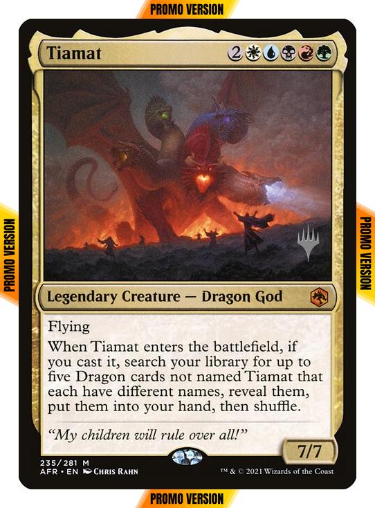 Tiamat [Promo Pack] [235p] [Adventures in the Forgotten Realms Promos] [Non-Foil]