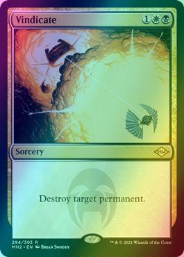 Vindicate [294] [Modern Horizons 2] [Foil]