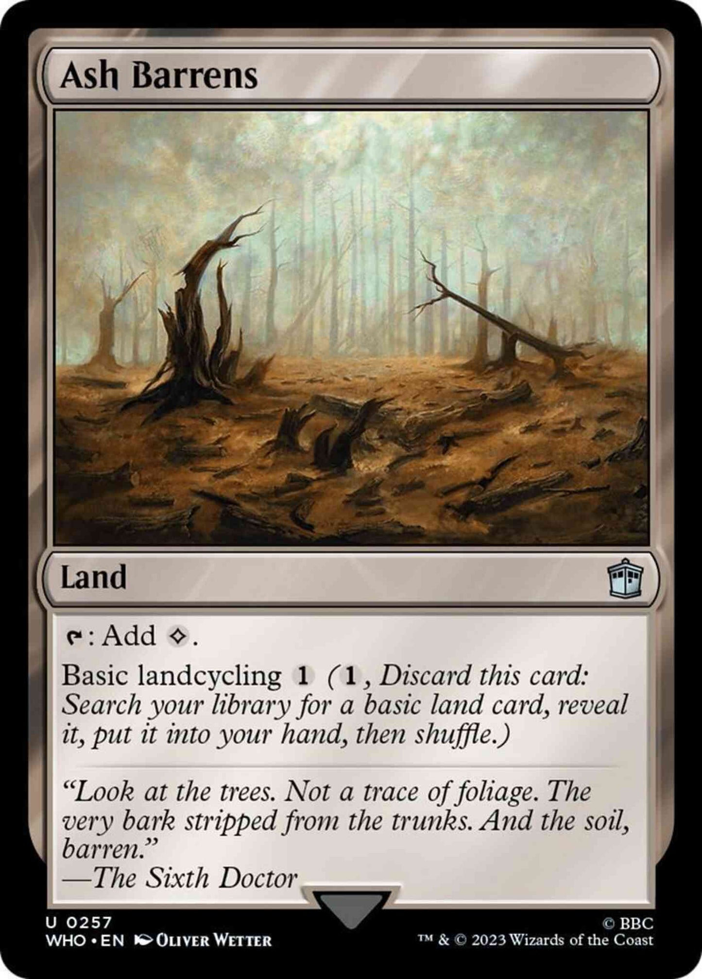 Ash Barrens [257] [Universes Beyond: Doctor Who] [Non-Foil]