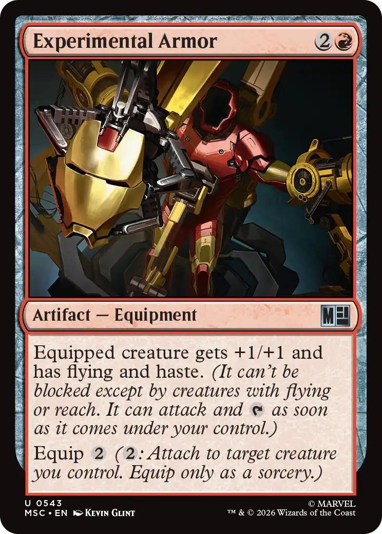 Experimental Armor [543] [Beginner Box] [Marvel Super Heroes: Commander] [Non-Foil]