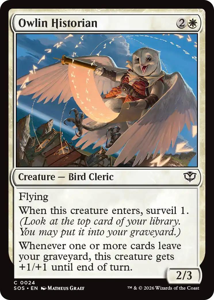 Owlin Historian [24] [Secrets of Strixhaven] [Non-Foil]