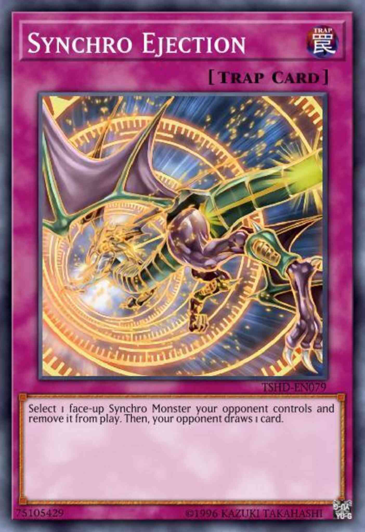Synchro Ejection - TSHD-EN079 - Super Rare - Unlimited
