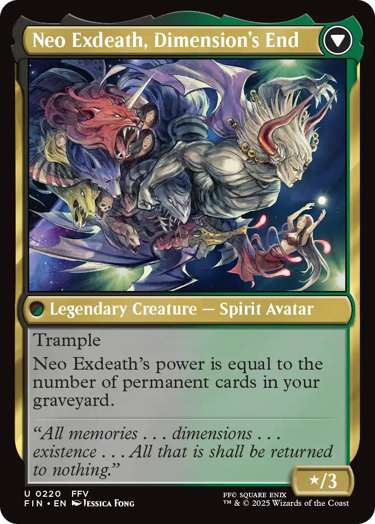 Exdeath, Void Warlock // Neo Exdeath, Dimension's End [220] [FINAL