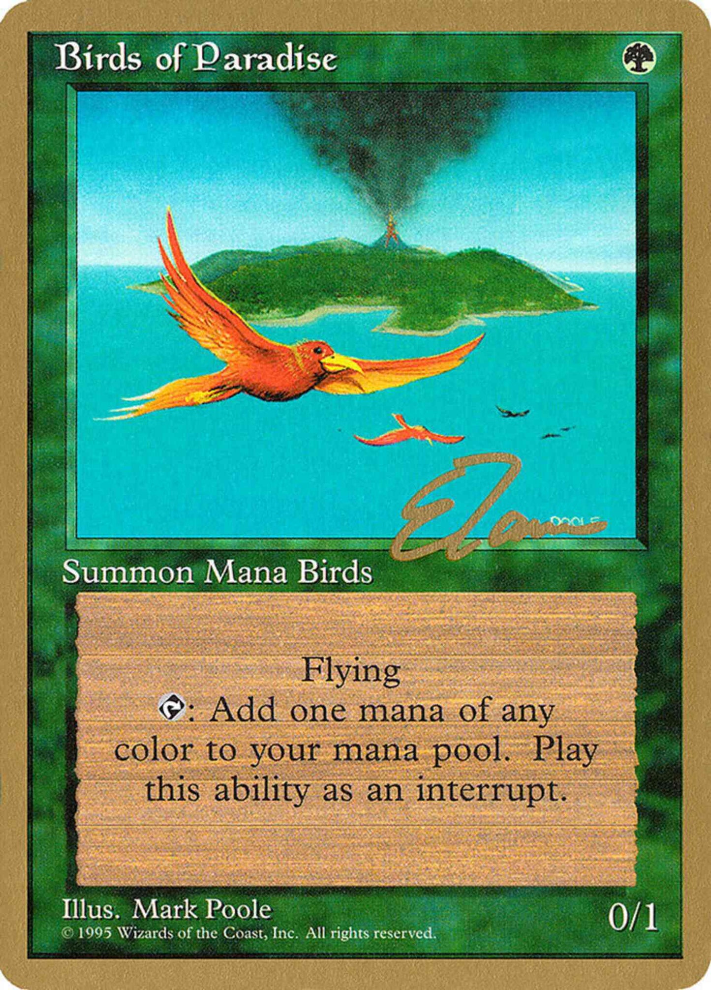 Birds of Paradise [et234] [Pro Tour Collector Set] [Non-Foil]
