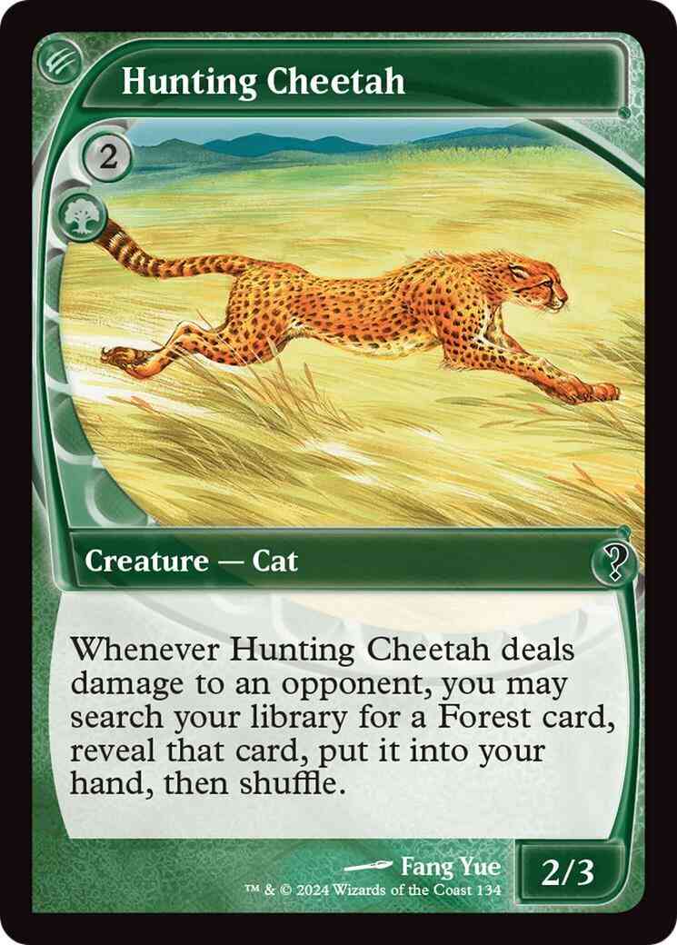 Hunting Cheetah [134] [Future Frame] [Mystery Booster 2] [Foil]