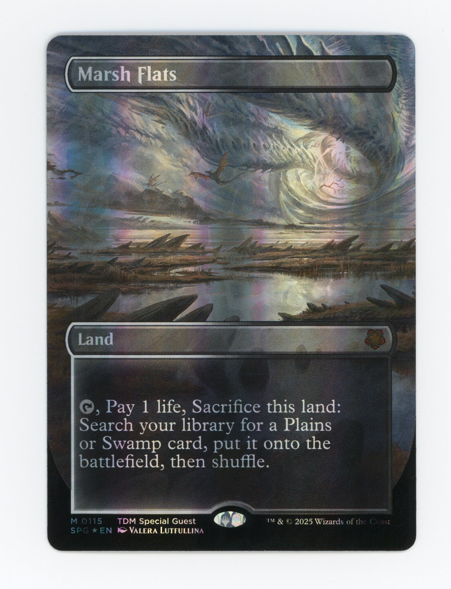 Marsh Flats — Borderless|Dragonscale Foil — ID 17927