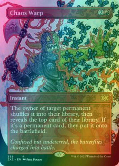 Chaos Warp [359] [Borderless] [Double Masters 2022] [Foil]