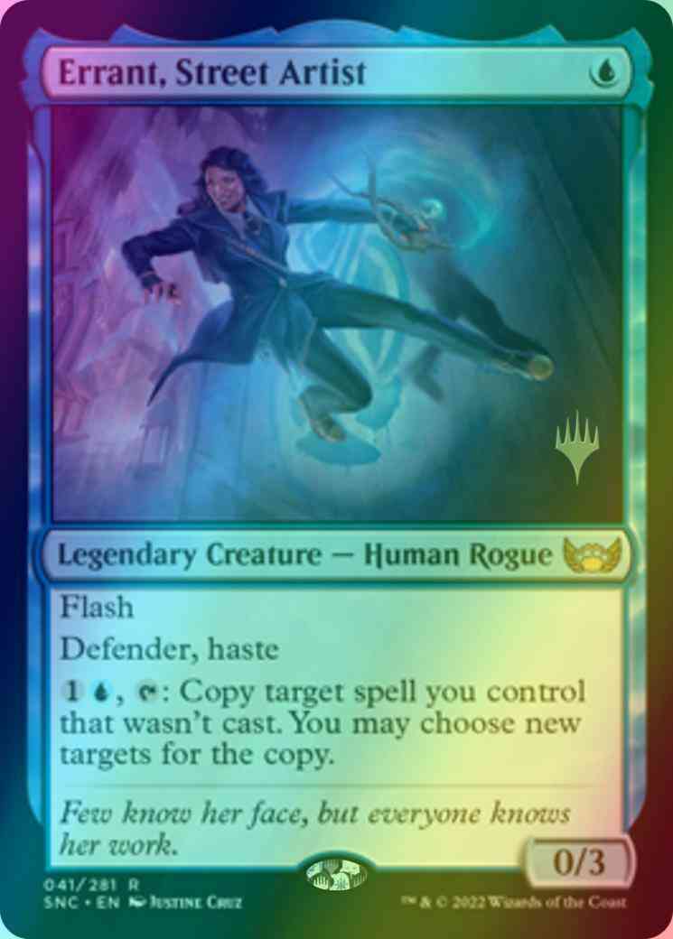 Errant, Street Artist [Promo Pack] [41p] [Streets of New Capenna: Promos] [Foil]
