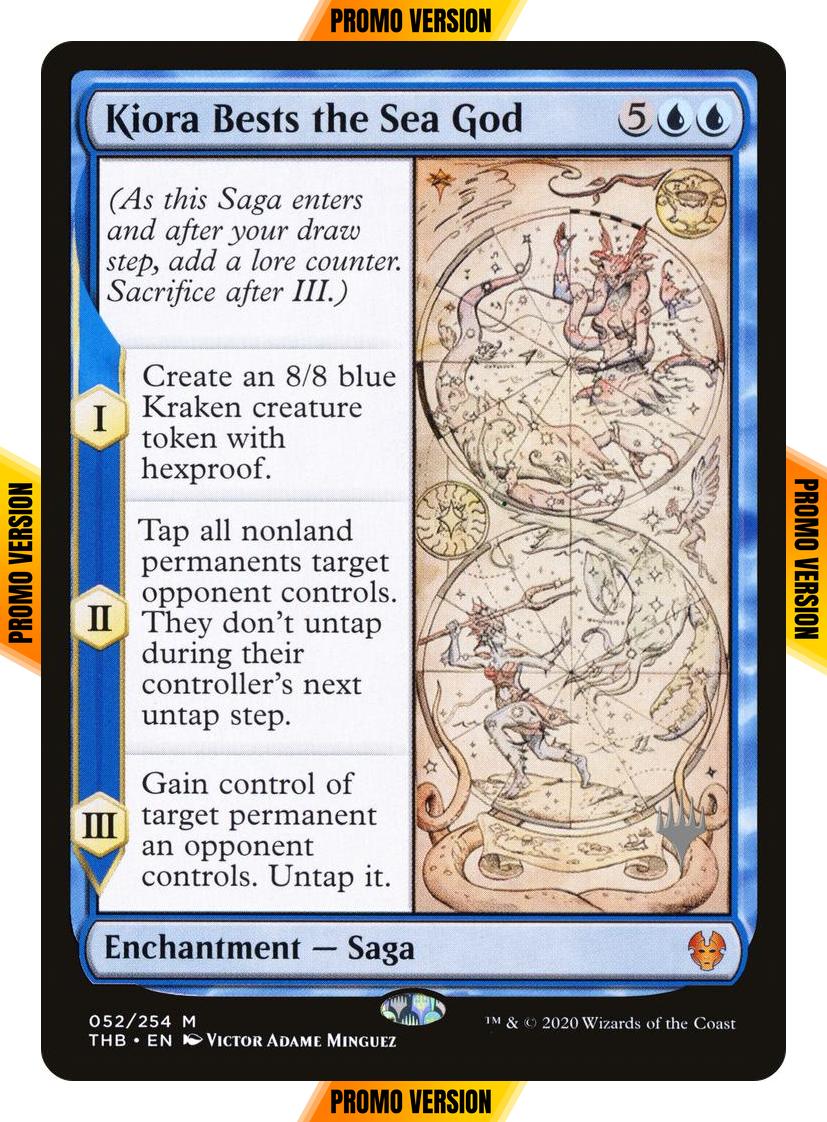 Kiora Bests the Sea God [52p] [Promo Pack] [Theros Beyond Death Promos] [Non-Foil]
