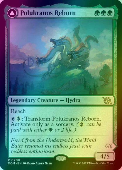 Polukranos Reborn // Polukranos, Engine of Ruin [200] [March of the Machine] [Foil]