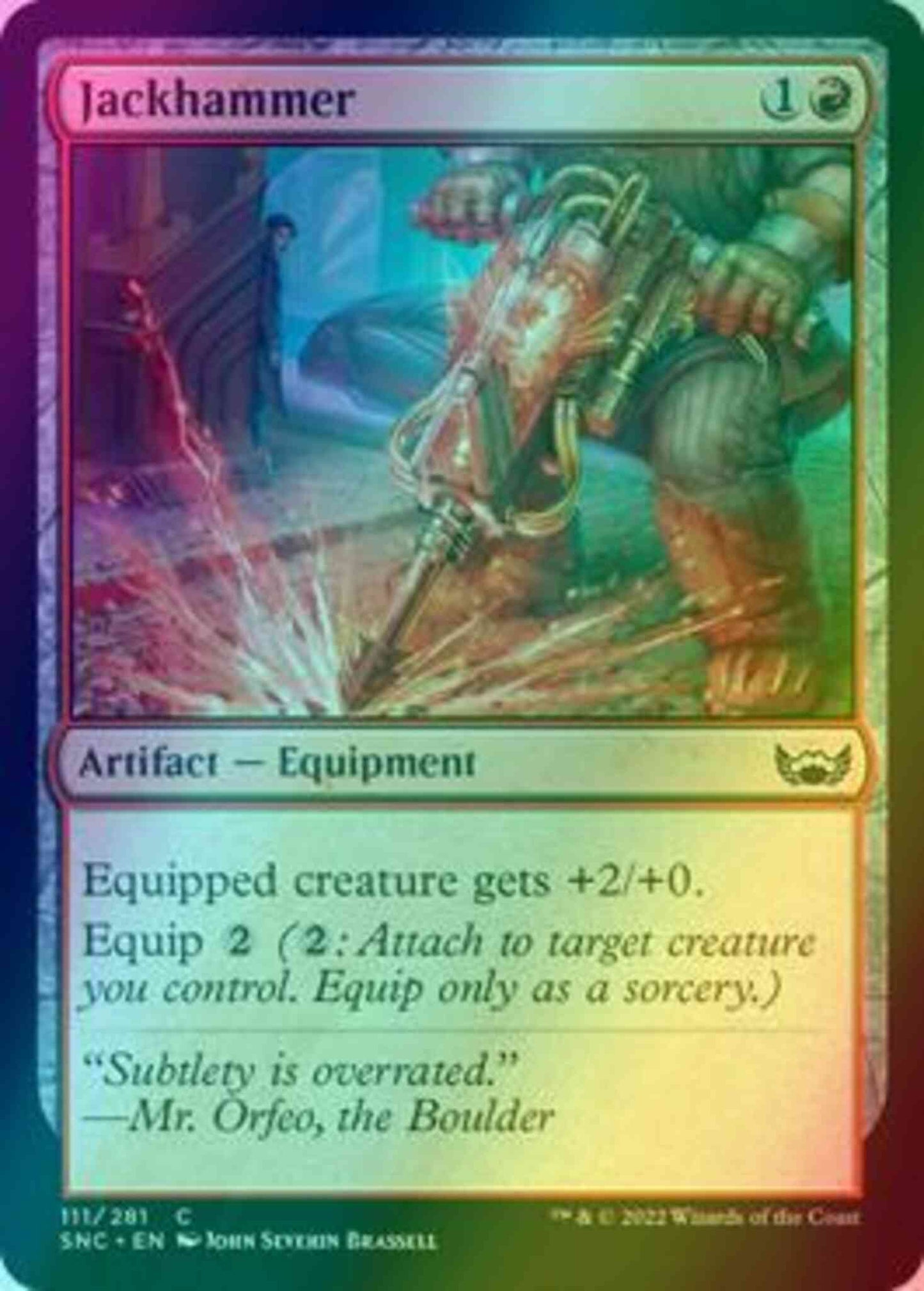 Jackhammer [111] [Streets of New Capenna] [Foil]