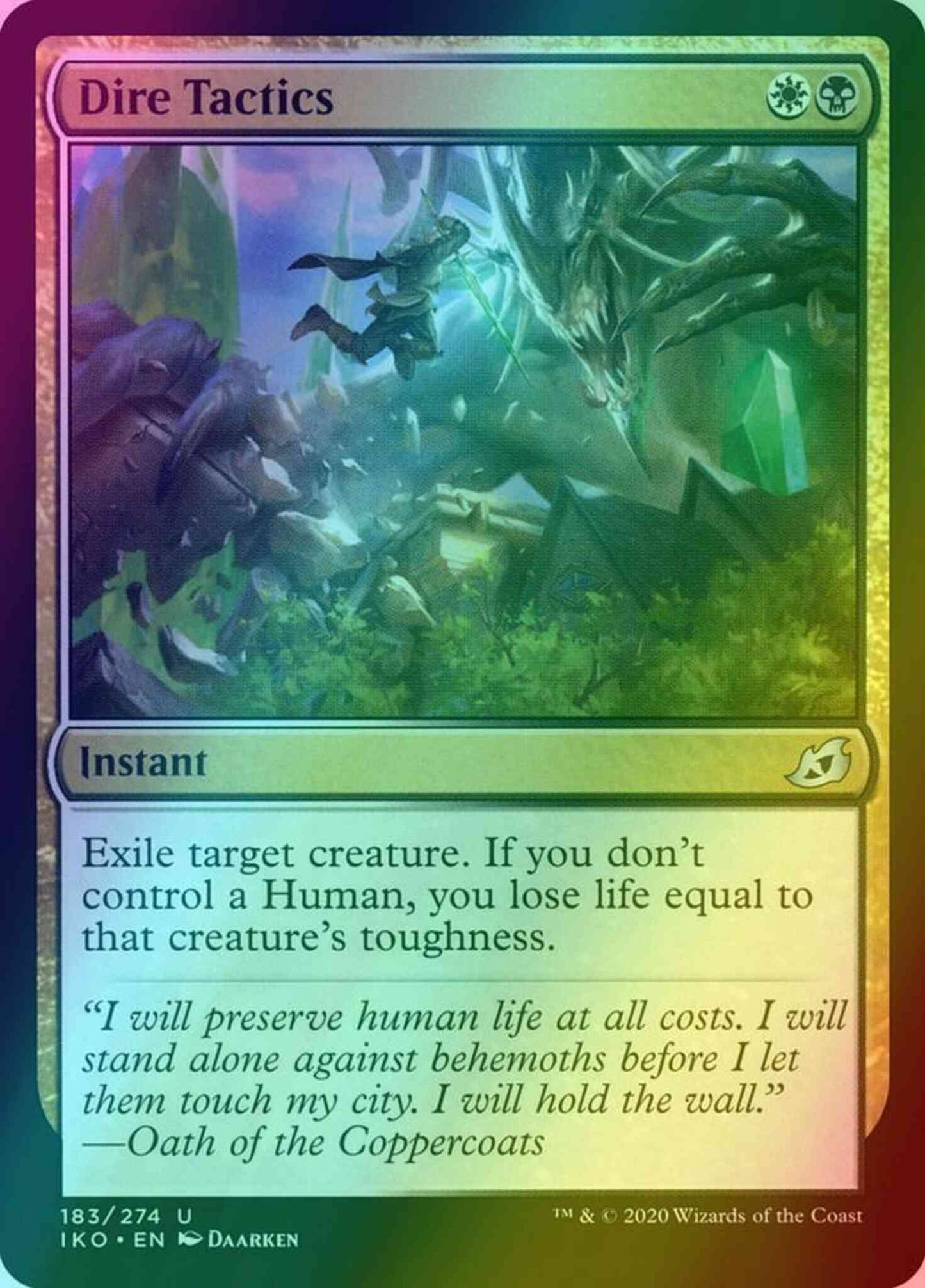 Dire Tactics [183] [Ikoria: Lair of Behemoths] [Foil]