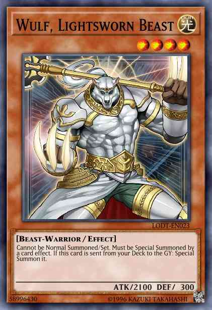 Wulf, Lightsworn Beast - RYMP-EN103 - Ultra Rare - 1st Edition
