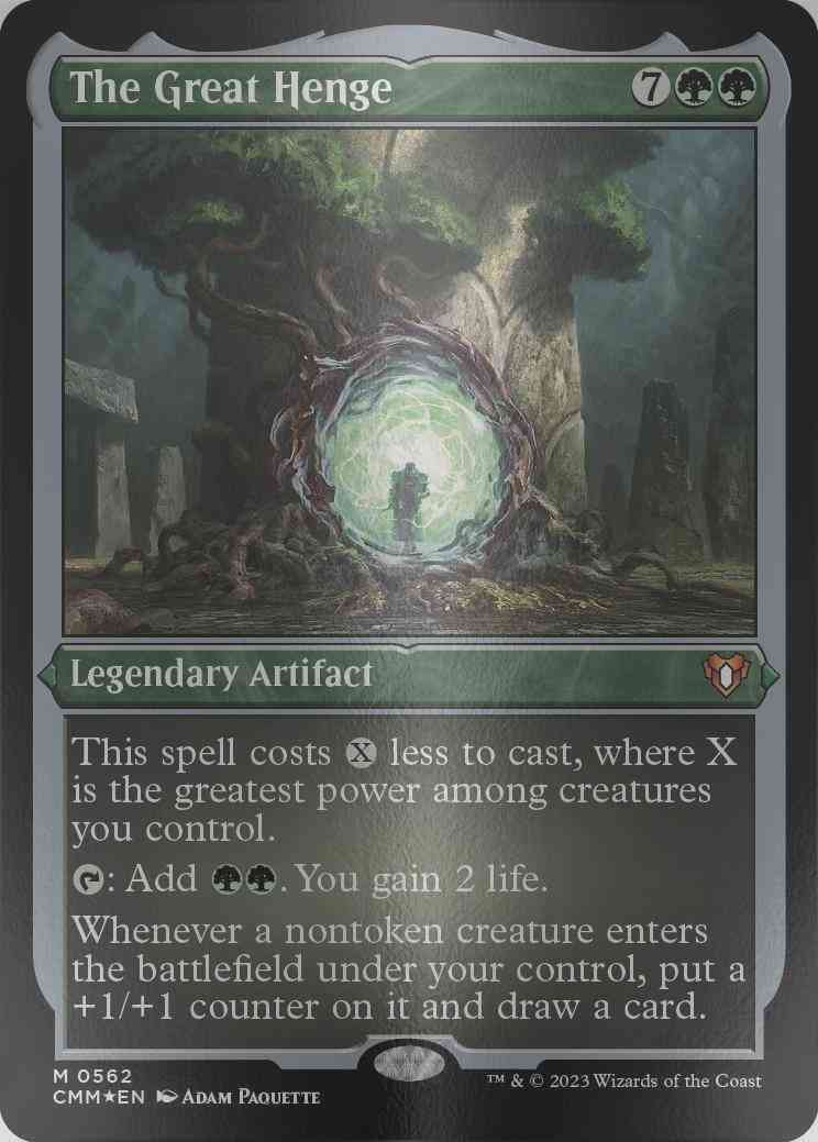 The Great Henge [562] [Commander Masters] [Etched Foil]