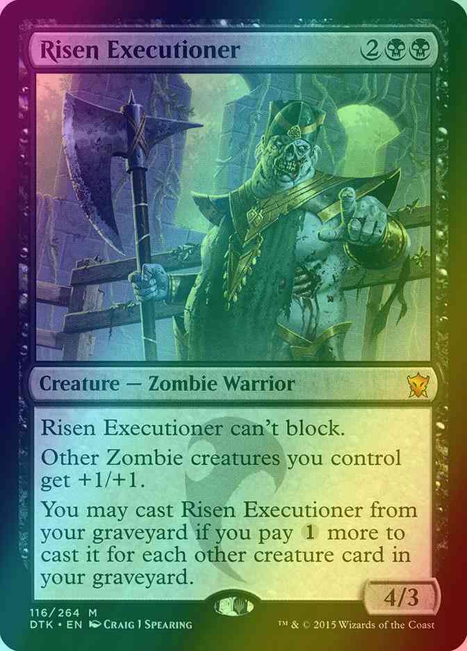 Risen Executioner [116] [Dragons Of Tarkir] [Foil]