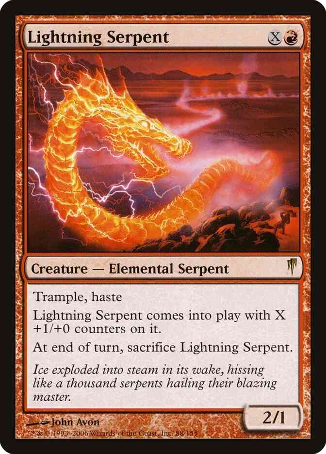 Lightning Serpent [88] [Coldsnap] [Non-Foil]
