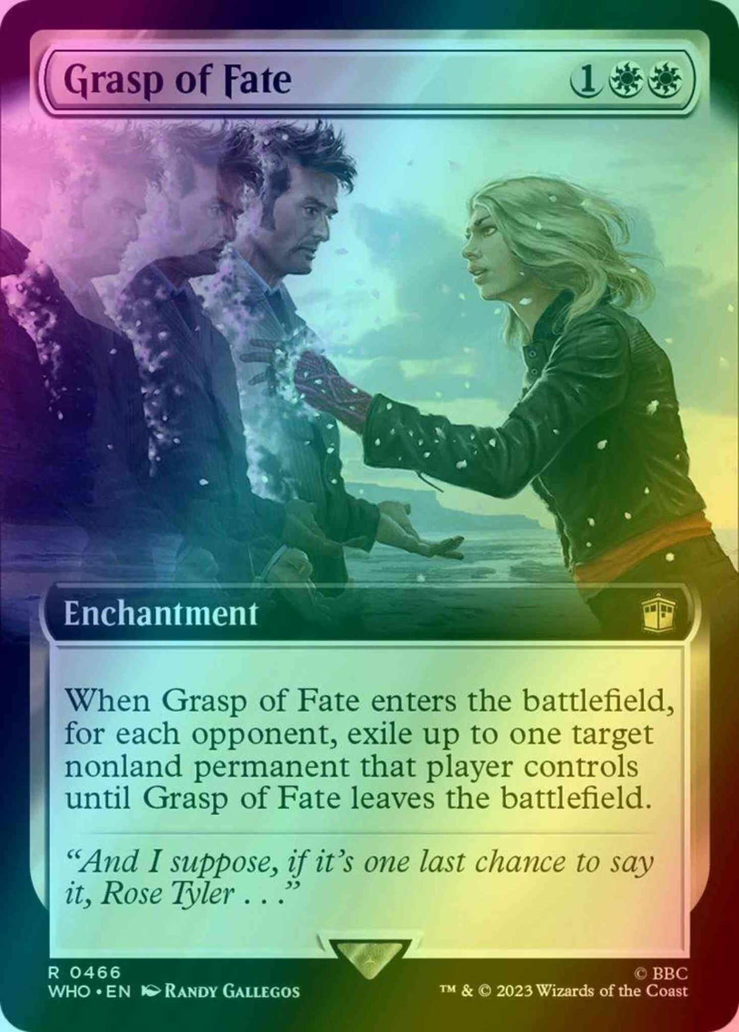 Grasp of Fate [466] [Extended Art] [Universes Beyond: Doctor Who] [Foil]