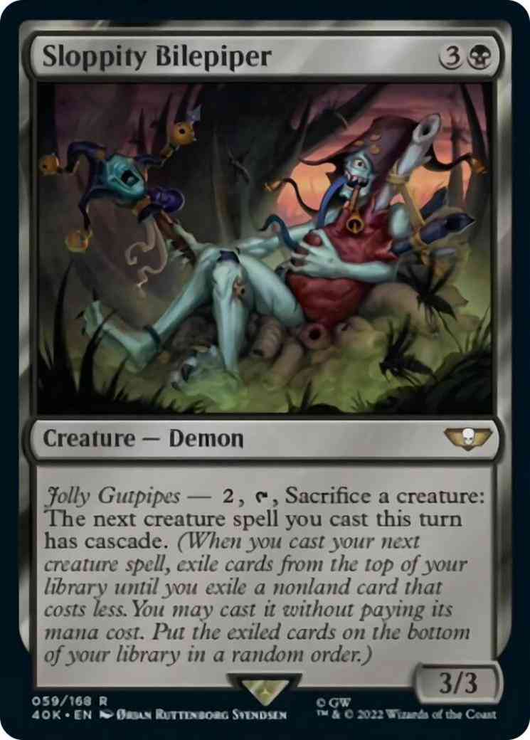 Sloppity Bilepiper [59] [Universes Beyond: Warhammer 40,000] [Non-Foil]