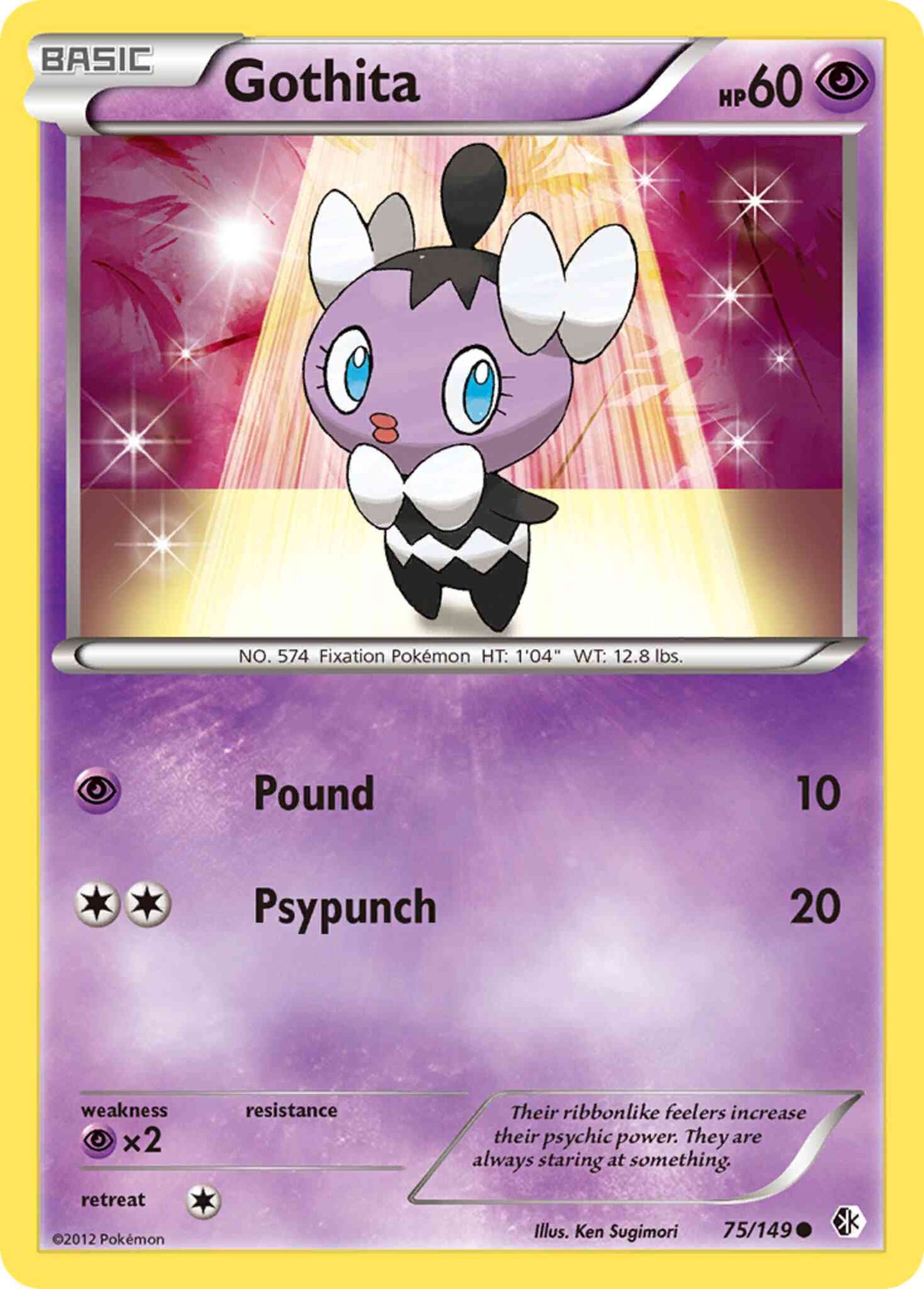 Gothita - 75/149 - Common [bw7-75] [Reverse Holo]