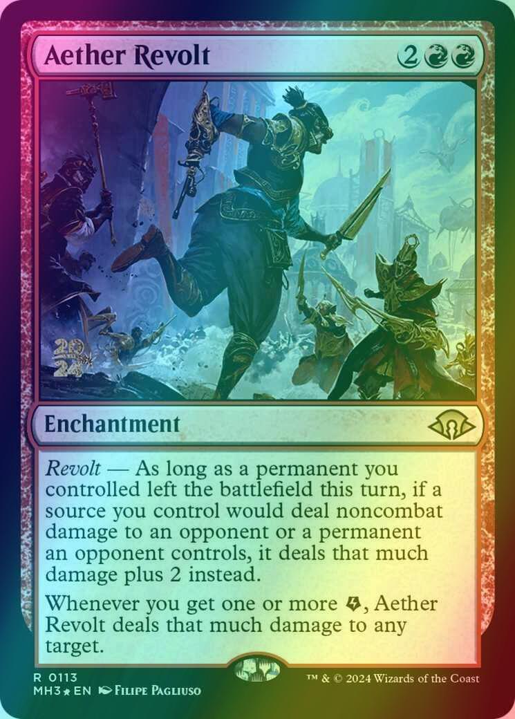 Aether Revolt [113s] [Prerelease] [Modern Horizons 3: Promos] [Foil]