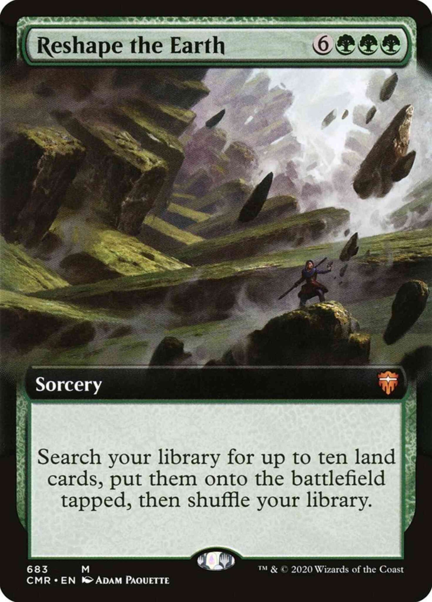 Reshape the Earth [683] [Extended Art] [Commander Legends] [Non-Foil]