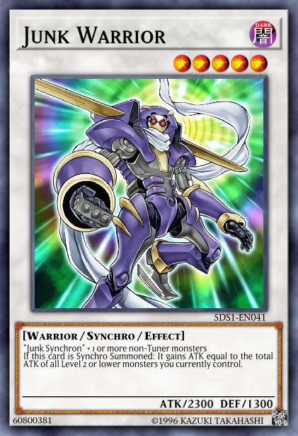 Junk Warrior - DP08-EN012 - Rare - 1st Edition