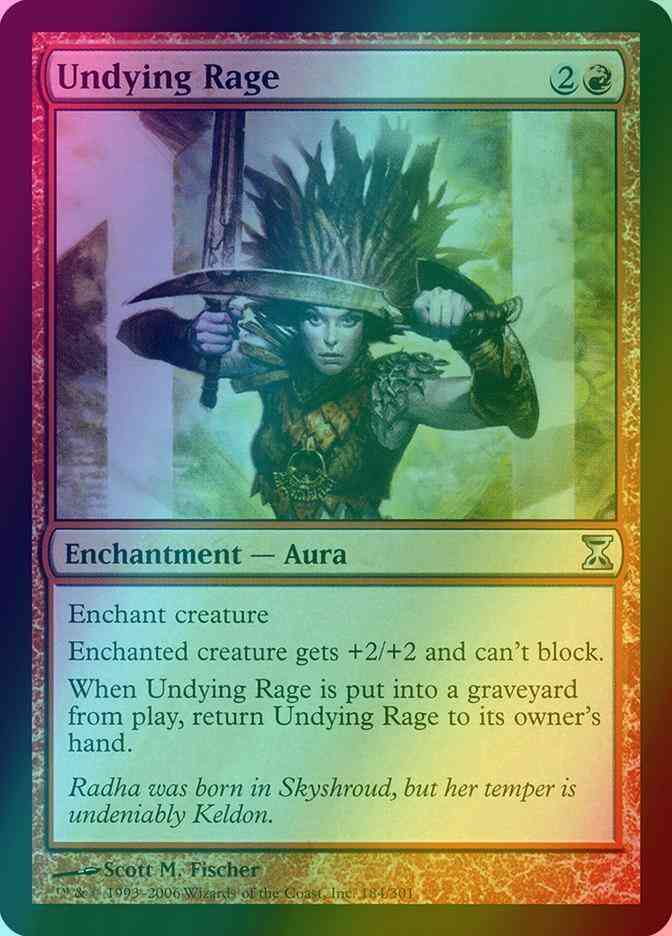 Undying Rage [184] [Time Spiral] [Foil]