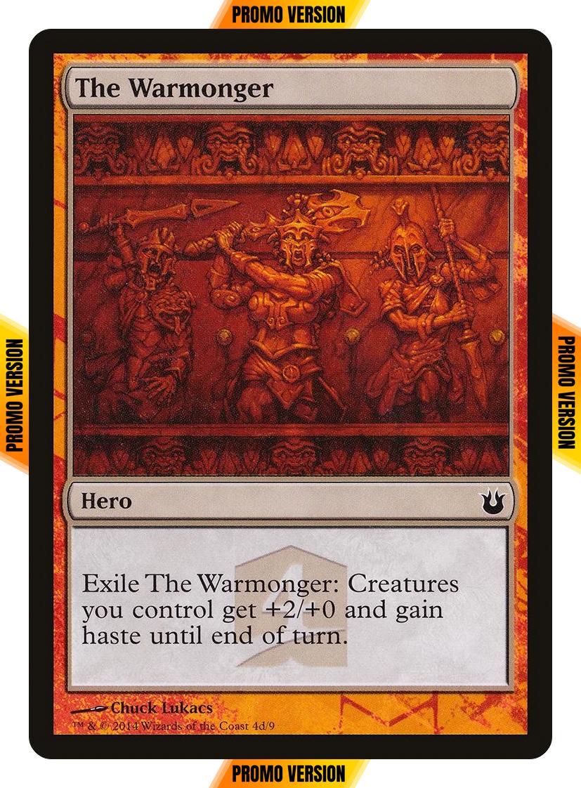 The Warmonger [4d] [Born of the Gods Hero's Path] [Non-Foil]