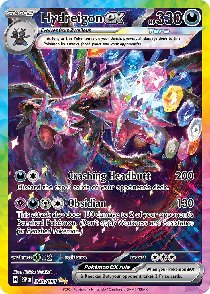 Hydreigon ex - 240/191 - Special Illustration Rare [sv08-240] [Ultra]