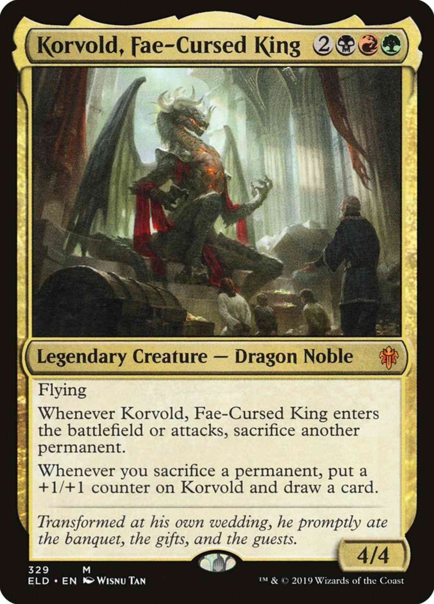 Korvold, Fae-Cursed King [329] [Throne of Eldraine] [Non-Foil]
