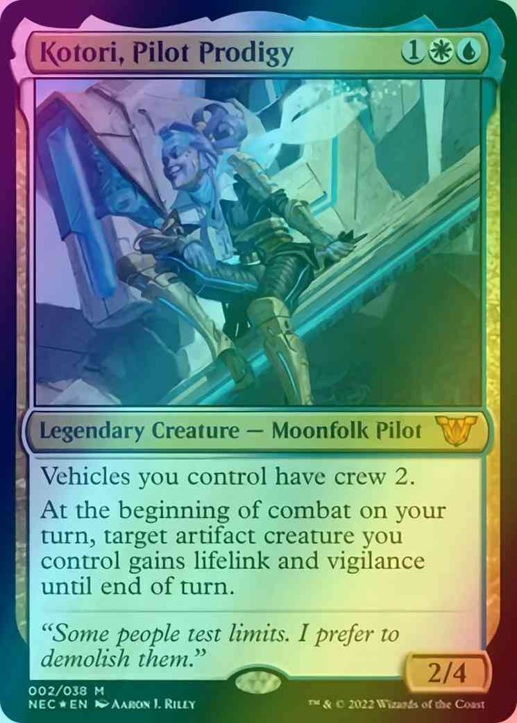 Kotori, Pilot Prodigy [2] [Kamigawa: Neon Dynasty: Commander] [Foil]