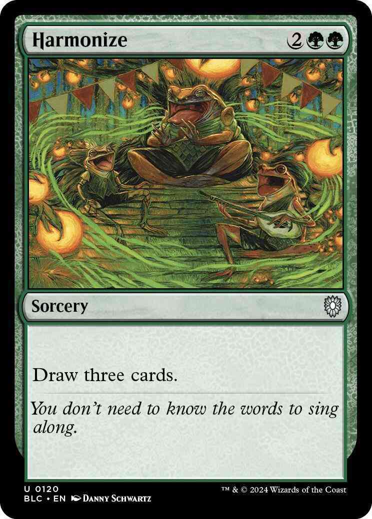 Harmonize [120] [Bloomburrow: Commander] [Non-Foil]
