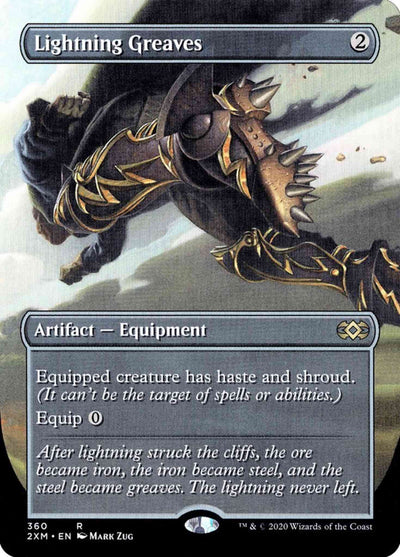 Lightning Greaves [360] [Borderless] [Double Masters] [Non-Foil]