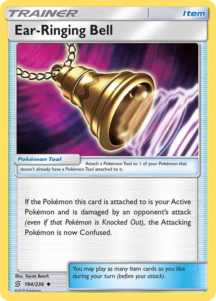 Ear-Ringing Bell - 194/236 - Uncommon [sm11-194] [Non-Holo]