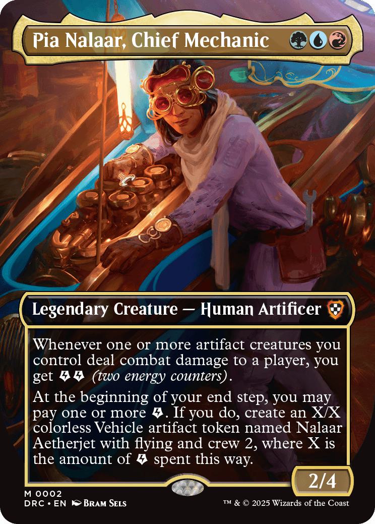 Pia Nalaar, Chief Mechanic [2] [Borderless] [Aetherdrift: Commander] [Non-Foil]