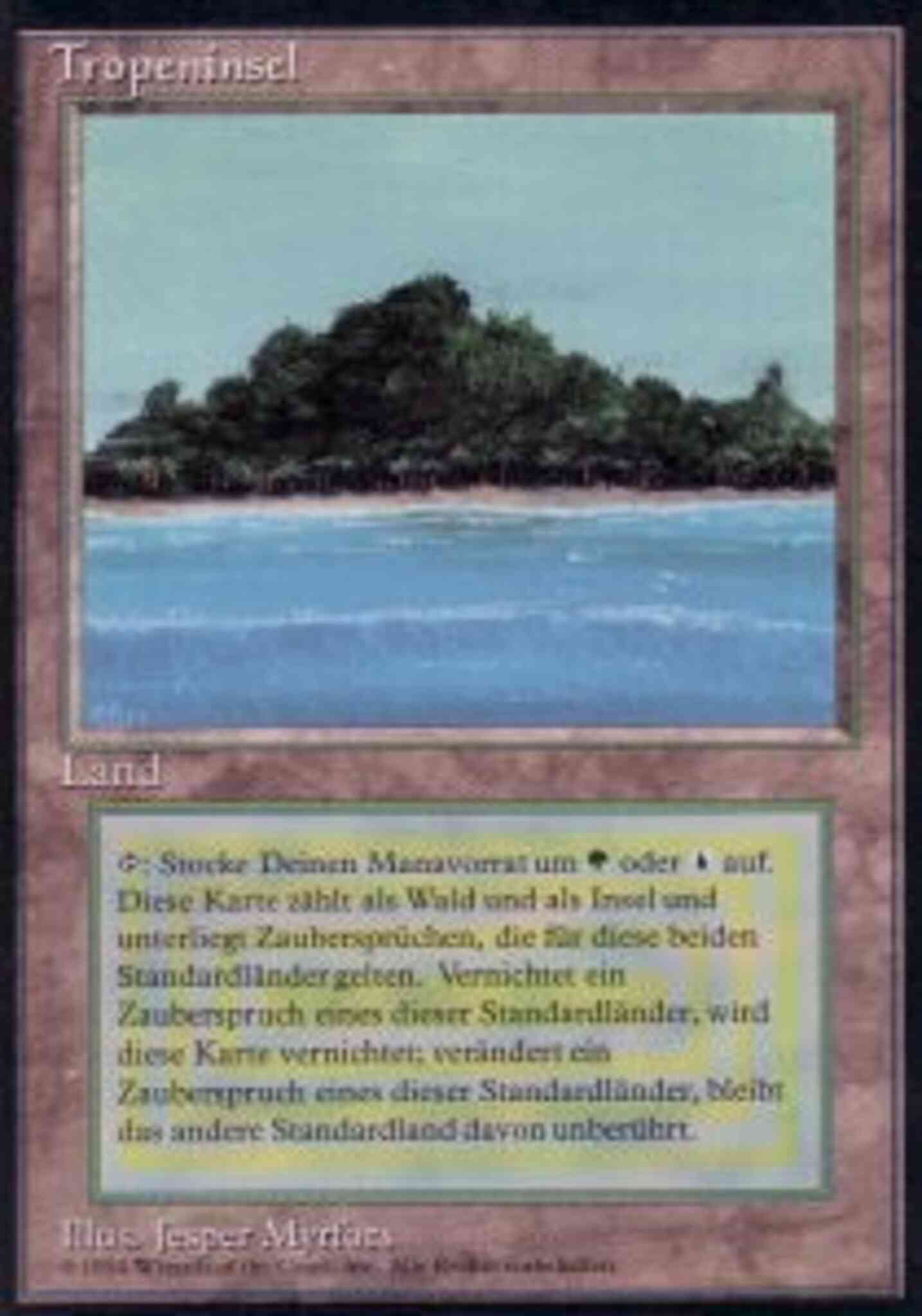 Tropical Island - German [288] [Foreign Black Border: German] [Non-Foil]