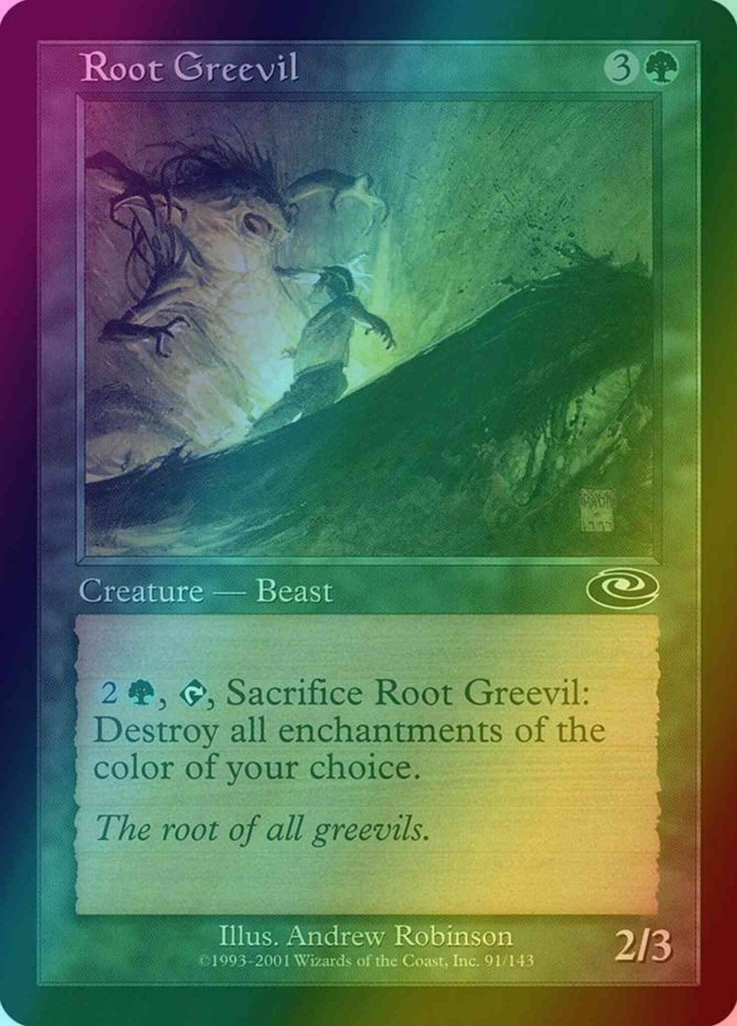 Root Greevil [91] [Planeshift] [Foil]