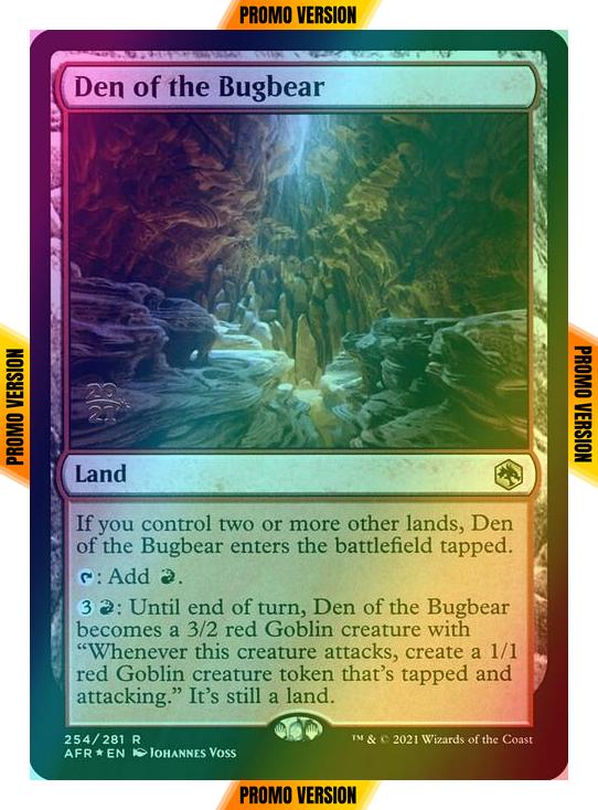 Den of the Bugbear [Prerelease] [254s] [Adventures in the Forgotten Realms Promos] [Foil]