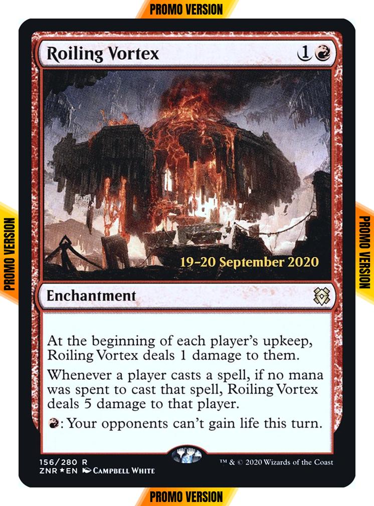 Roiling Vortex [Prerelease] [156s] [Zendikar Rising Promos] [Foil]