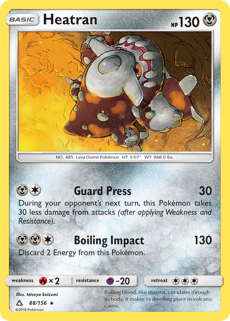 Heatran - 88/156 - Theme Deck Exclusive [sm5msp-88] [Non-Holo]