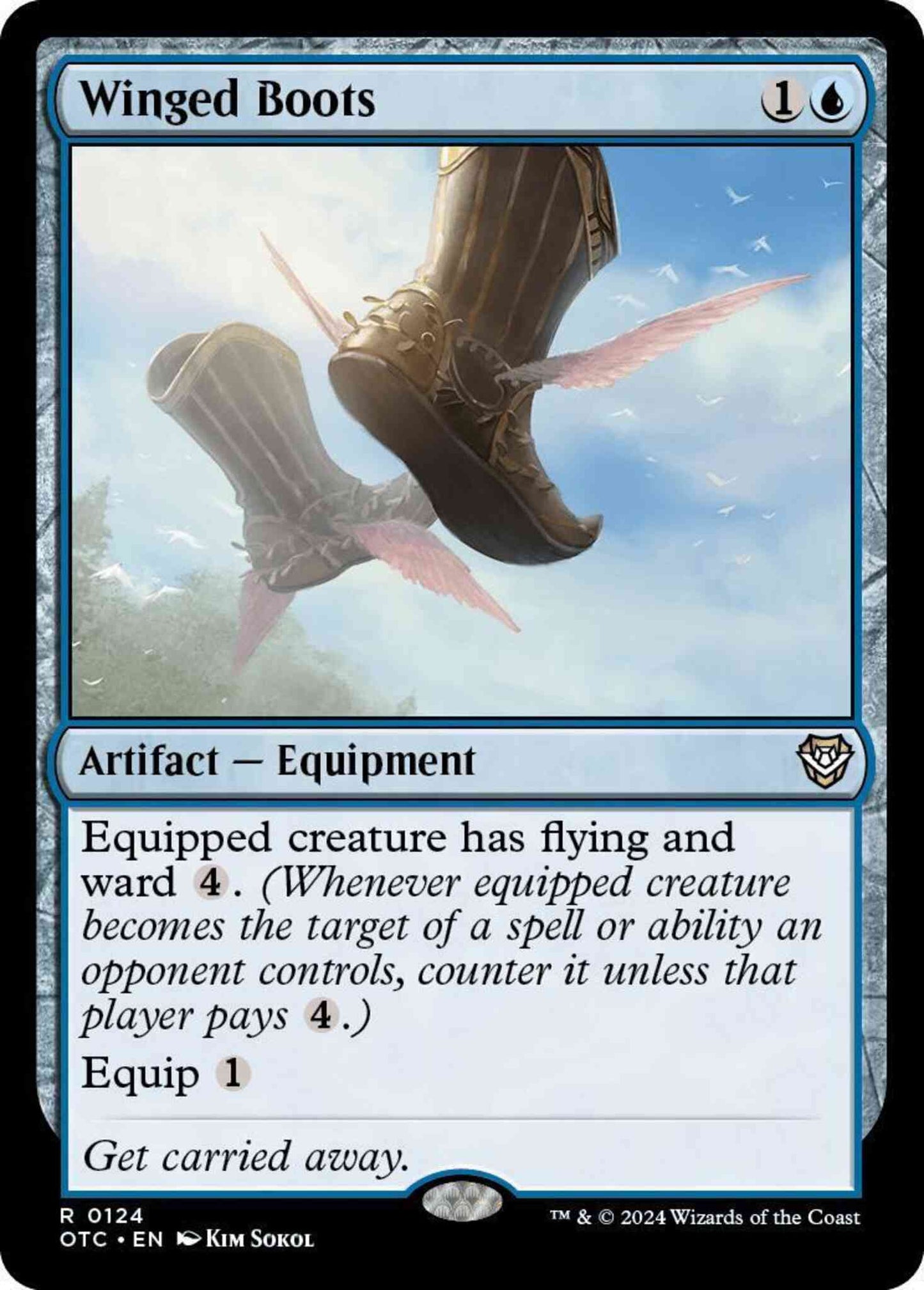 Winged Boots [124] [Outlaws of Thunder Junction: Commander] [Non-Foil]