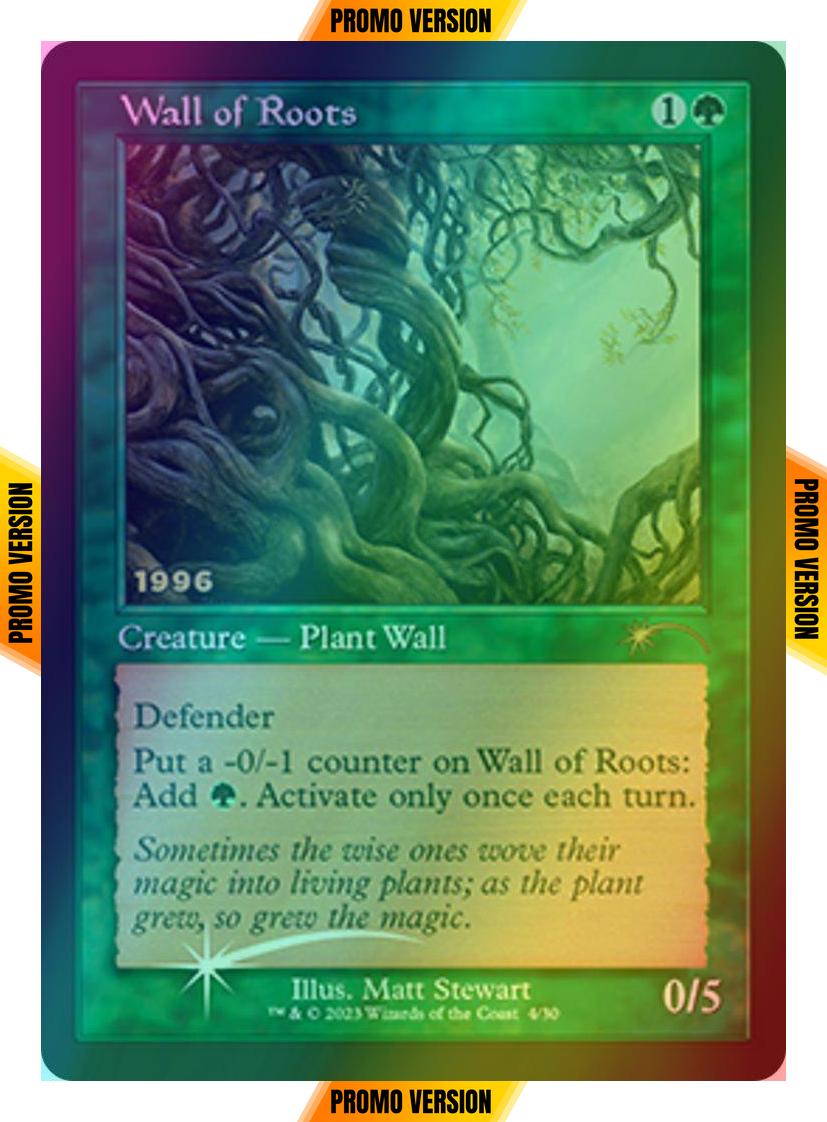 Wall of Roots [4] [Retro Frame] [30th Anniversary Promos] [Foil]