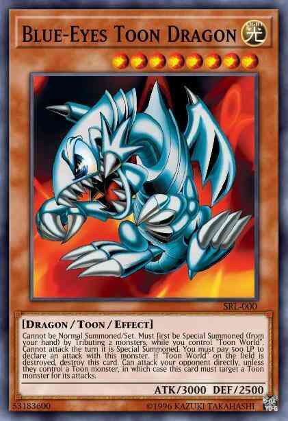 Blue-Eyes Toon Dragon - SDP-020 - Common - Unlimited