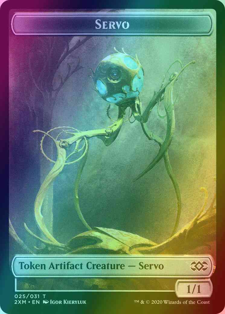 Servo Token (25) // Treasure Token (27) [Double Masters Tokens] [Foil]