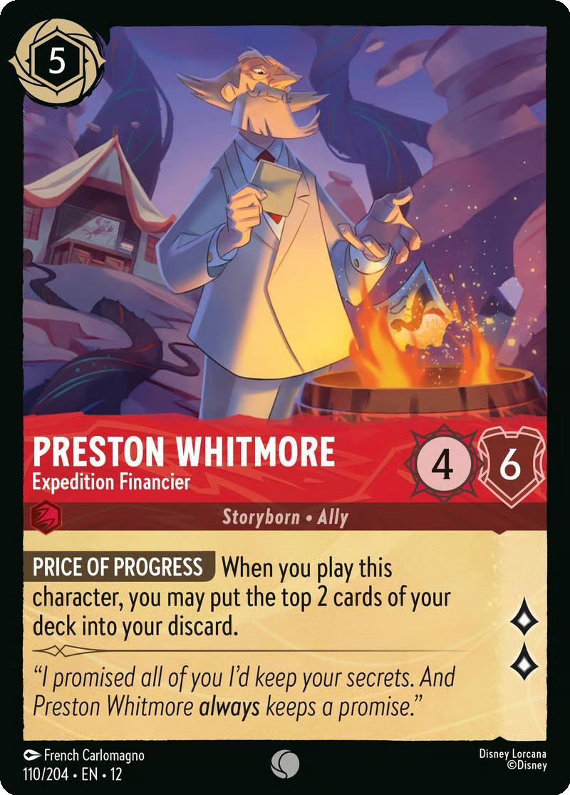 Preston Whitmore - Expedition Financier - 110/204 [Wilds Unknown] [Non-Foil]