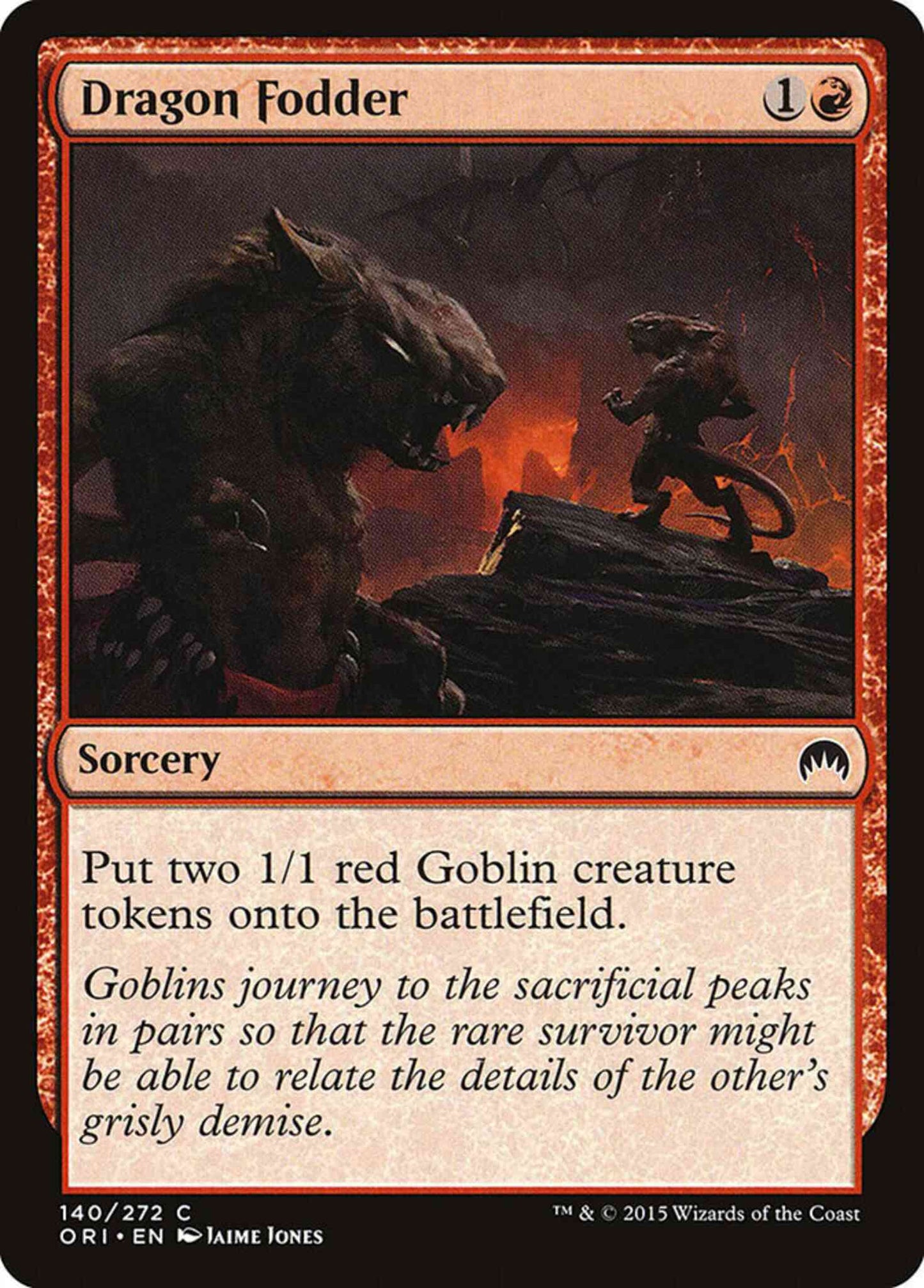 Dragon Fodder [140] [Magic Origins] [Non-Foil]