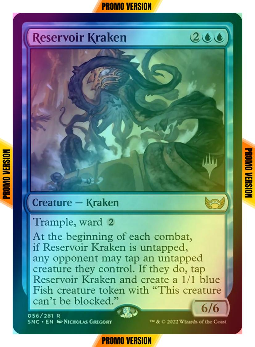 Reservoir Kraken [Promo Pack] [56p] [Streets of New Capenna: Promos] [Foil]